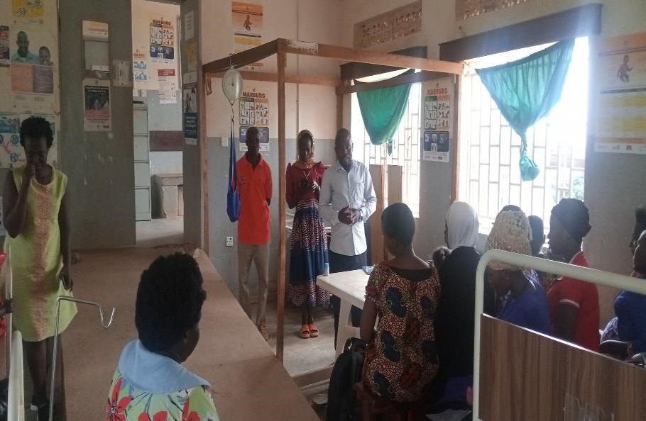 VHTs presenting at Bulengu HCIII